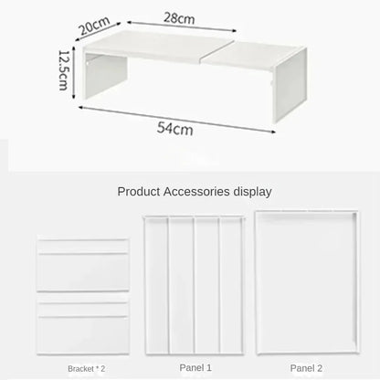 Kitchen Cupboard Organizer Retractable Cabinet Shelf Seasoning Bottle Spice Rack Dish Shelf Kitchen Accessories Storage Rack