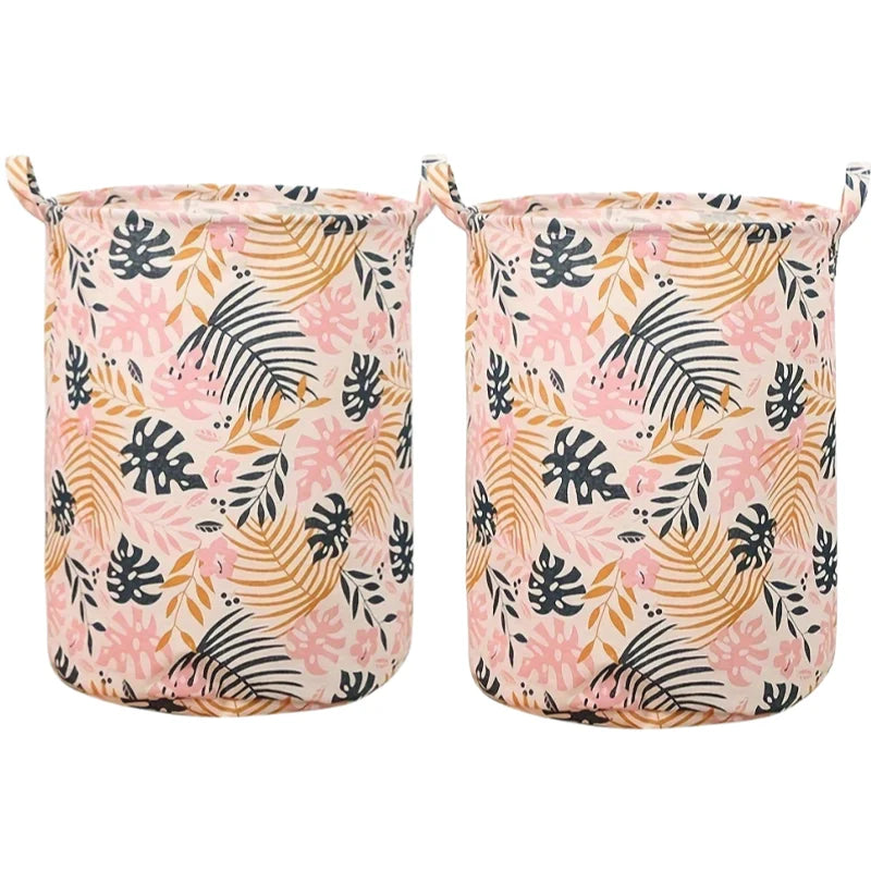 Foldable Fabric Laundry Basket Clothes Hamper Storage Bin for Home Toy Organizer