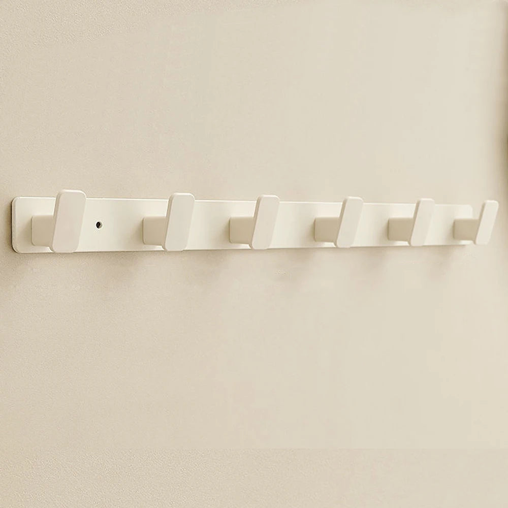 Coat Hook Wall Rack Hanger - Black Coat Rack with 5 Hooks Wall Hooks for Hanging Hat Key Bag Towel Wall Mount Coat Rack