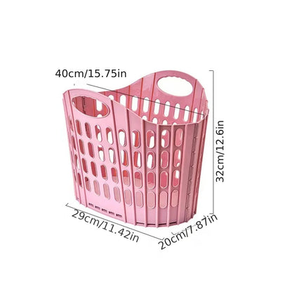 Modern Foldable Laundry Hamper High-Capacity Portable Dirty Clothes Organizer Durable Laundry Basket for Home Bathroom