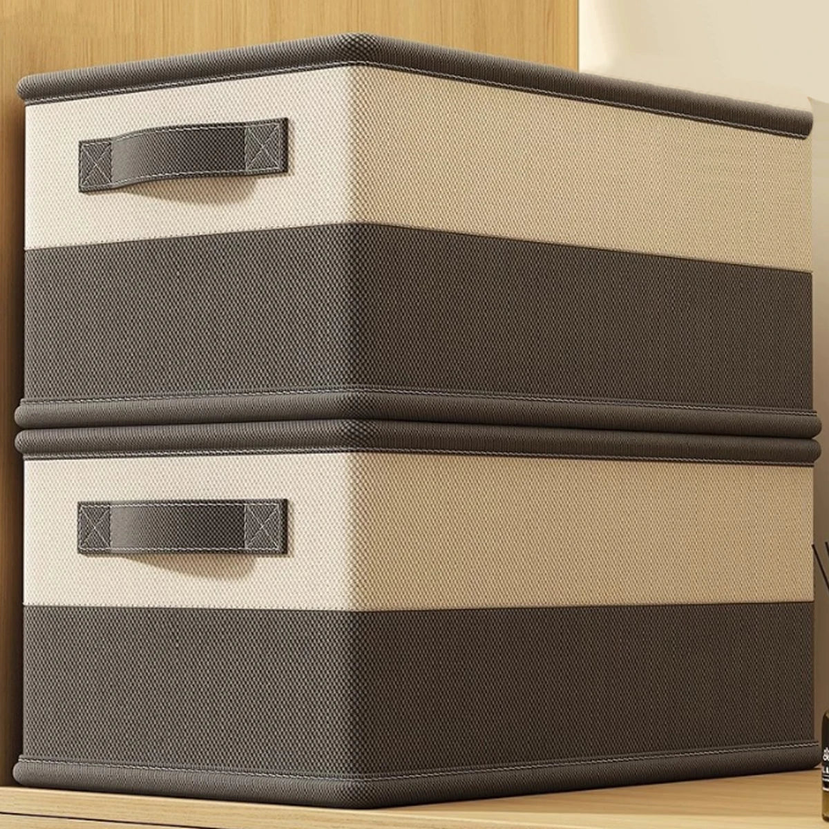 Home Storage Box for Bedding and Clothing Home Organizer with Compartments Under-Bed Storage Space Saving Clothes Organizer