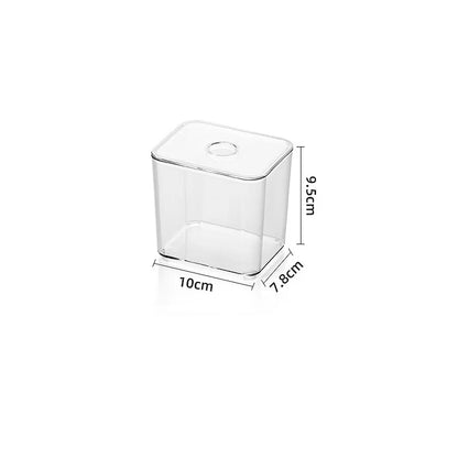 Acrylic Plastic Storage Box with Lid Makeup Organizer Transparent Desk Drawer Organizers Box Jewelry Box Closet Organizer Boxes