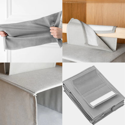 Hanging Shoe Organizer Non-Woven Shoe Storage Shelf 10-Layer Foldable Hanging Shoe Rack Space Saving for Home Bedroom Closet