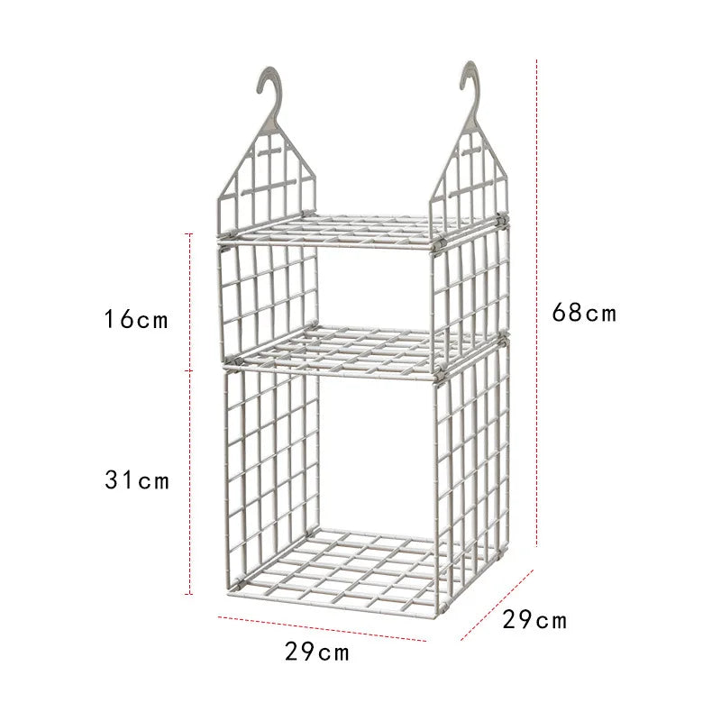Clothes Storage Wardrobe Hanging Organizer Cabinets Hanger Home Handbag Holder Clothing Organization Dressing Room System Closet
