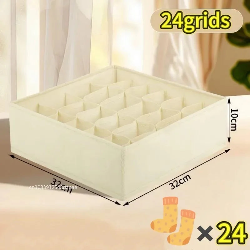 Underwear Organizers of Cabinets and Drawers Wardrobe Clothes Bra Organizer for Underwear Socks Pants Home Foldable Storage Box