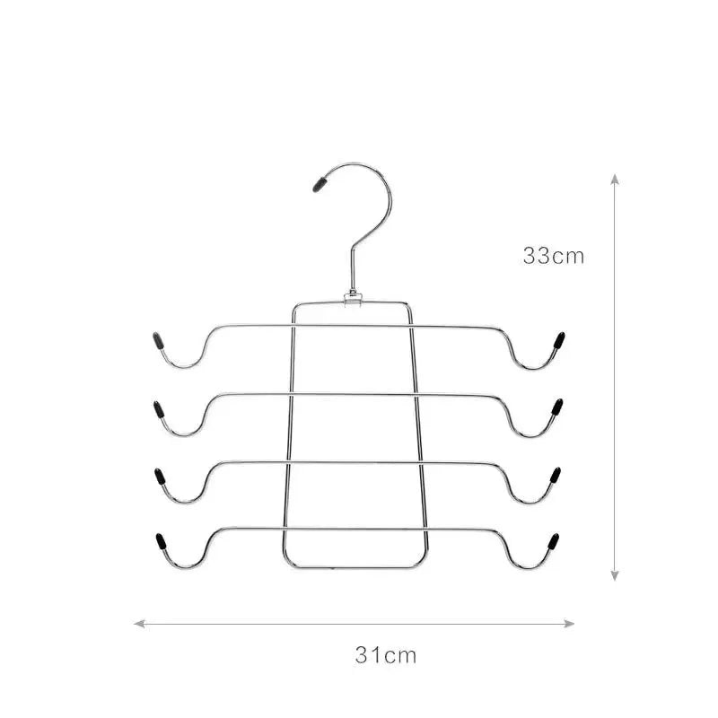 360° Rotating Metal Hanger Wardrobe Organizer and Storage Lingerie Hanger Suitable for Camisole Bra Belt Swimsuit Underwear