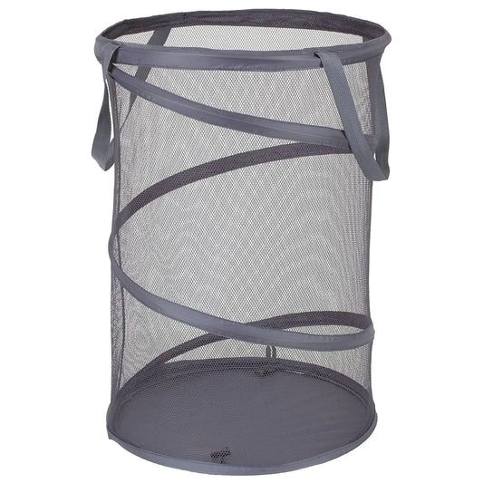 Mesh Popup Laundry Hamper Collapsible Laundry Basket Extra Large Capacity Foldable Clothing Storage Basket with Handles