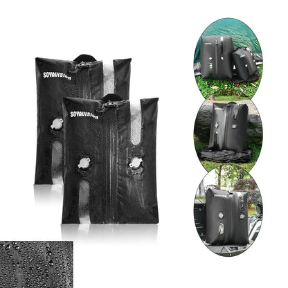 Waterproof Outdoor Vacuum Compression Bags Camping Travel Clothing Storage Bags Space-Saver Organizer for Riding Hiking Trips