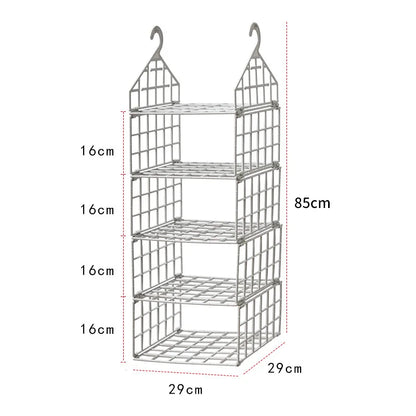 Clothes Storage Wardrobe Hanging Organizer Cabinets Hanger Home Handbag Holder Clothing Organization Dressing Room System Closet