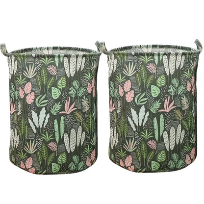 Foldable Fabric Laundry Basket Clothes Hamper Storage Bin for Home Toy Organizer