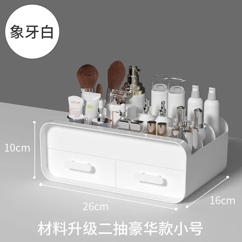 Desktop Makeup Organizer Cosmetic Storage Box Jewelry Nail Polish Drawer Organizer Container Lipstick Sorting Sundries Cases