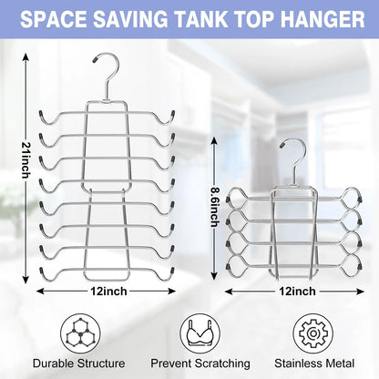 360° Rotating Metal Hanger Wardrobe Organizer and Storage Lingerie Hanger Suitable for Camisole Bra Belt Swimsuit Underwear