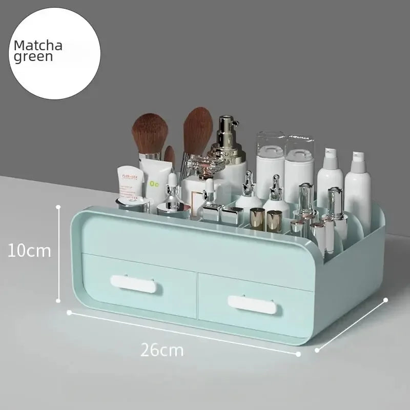 Desktop Makeup Organizer Cosmetic Storage Box Jewelry Nail Polish Drawer Organizer Container Lipstick Sorting Sundries Cases