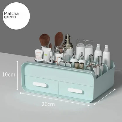 Desktop Makeup Organizer Cosmetic Storage Box Jewelry Nail Polish Drawer Organizer Container Lipstick Sorting Sundries Cases