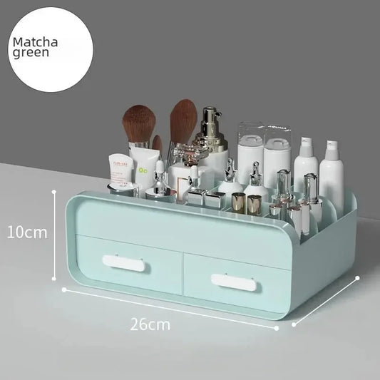 Desktop Makeup Organizer Cosmetic Storage Box Jewelry Nail Polish Drawer Organizer Container Lipstick Sorting Sundries Cases