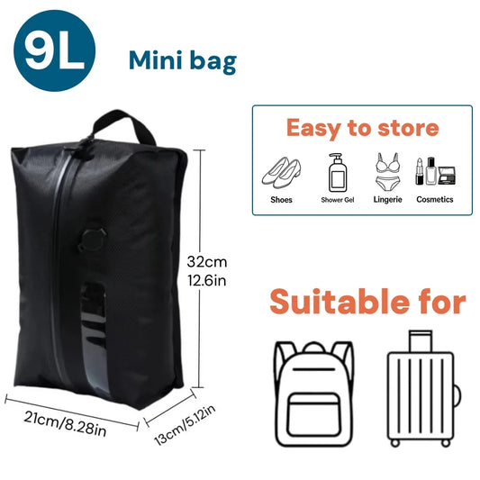 Compression Vacuum Bags for Travel Essentials Gadgets, Space Saver Suitcase Luggage Organizer Traveling Duffle Bag for Clothes