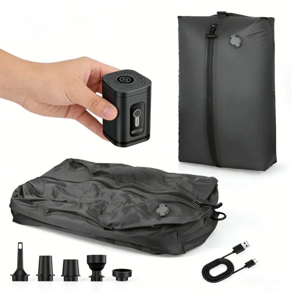 Vacuum Compression Storage Bags，Waterproof Space Saver Packing Cubes for Clothes Travel Luggage Organizer Moisture Proof Bag